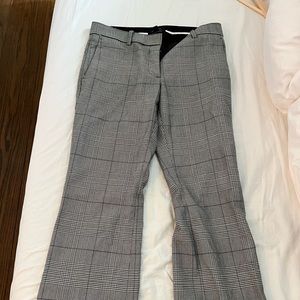 Ann Taylor Plaid Bell Bottom